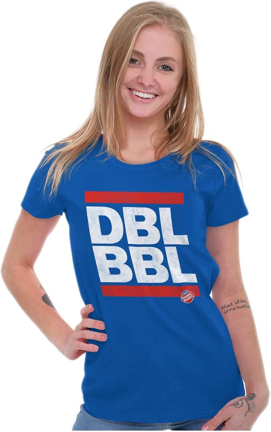 imageVintage Run Dubble Bubble Retro Logo Womens Slim Fit Graphic TeeRoyal