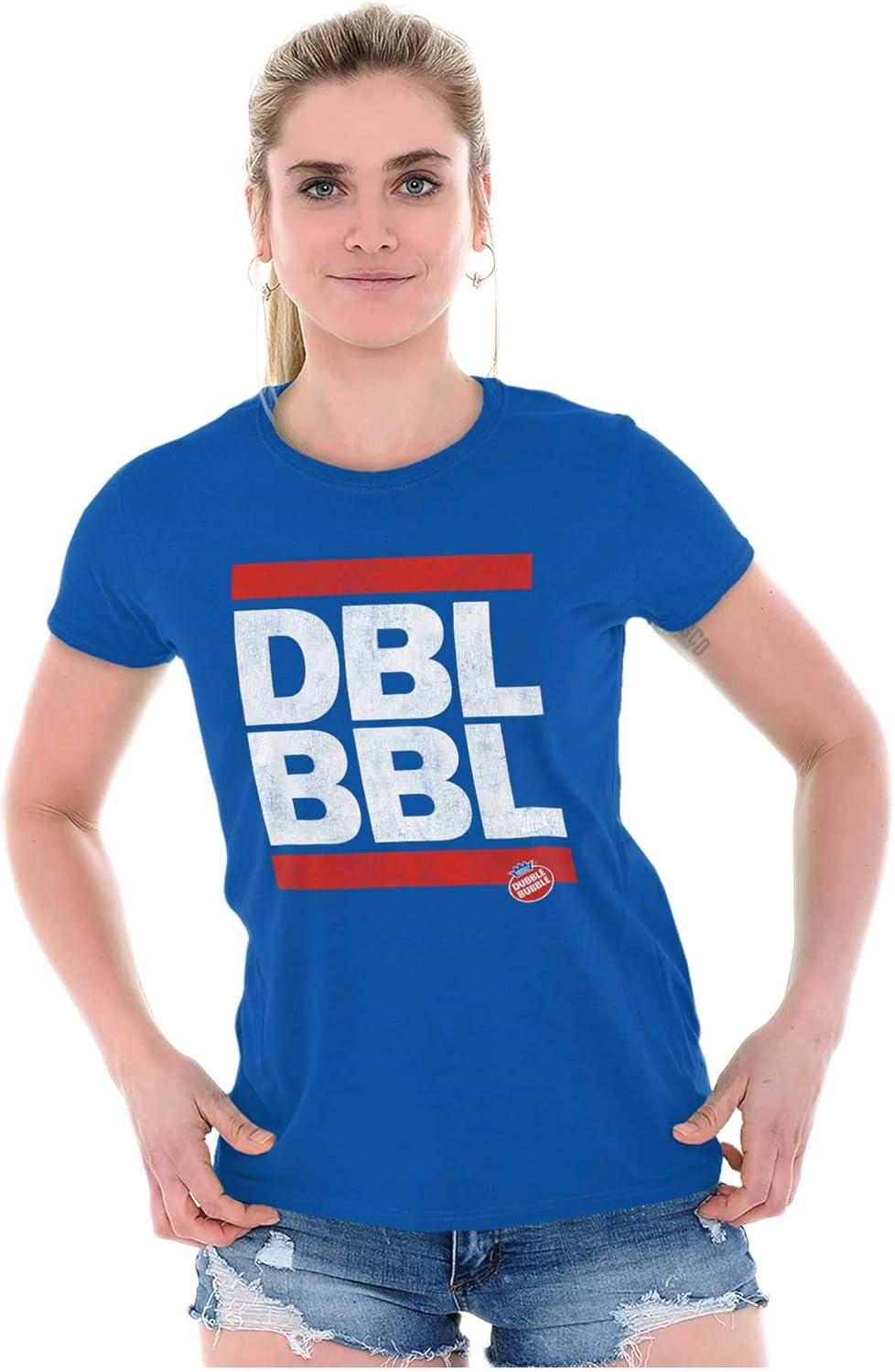 imageVintage Run Dubble Bubble Retro Logo Womens Slim Fit Graphic TeeRoyal