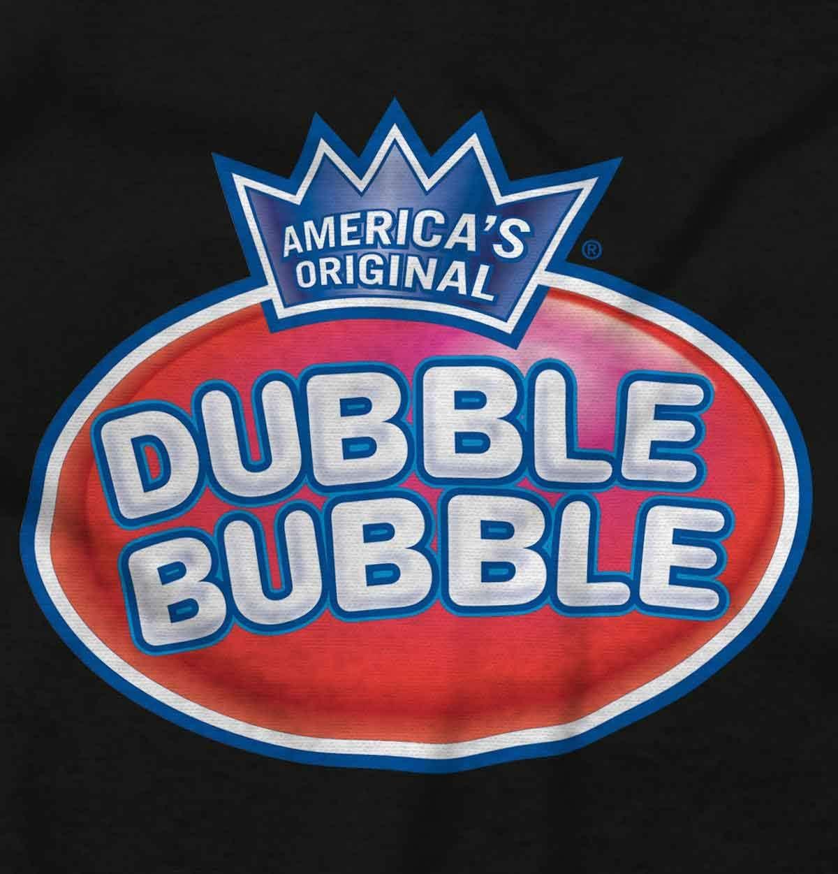 imageWomens Maternity Original Dubble Bubble Double Logo Gum T Shirt TeeBlack