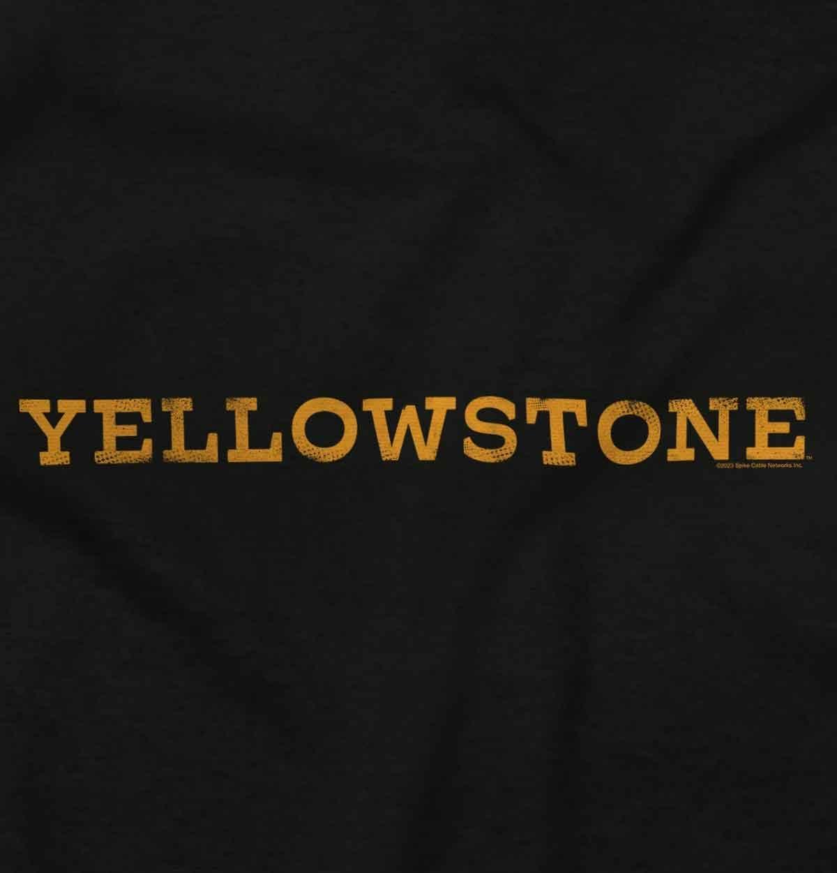 imageWomens Maternity Yellowstone Dutton Ranch TV Show Logo T Shirt TeeBlack