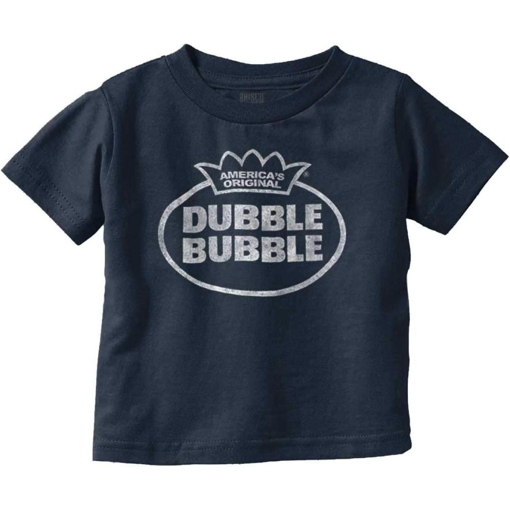 imageVintage Dubble Bubble Original Logo Toddler Boy Girl T ShirtNavy