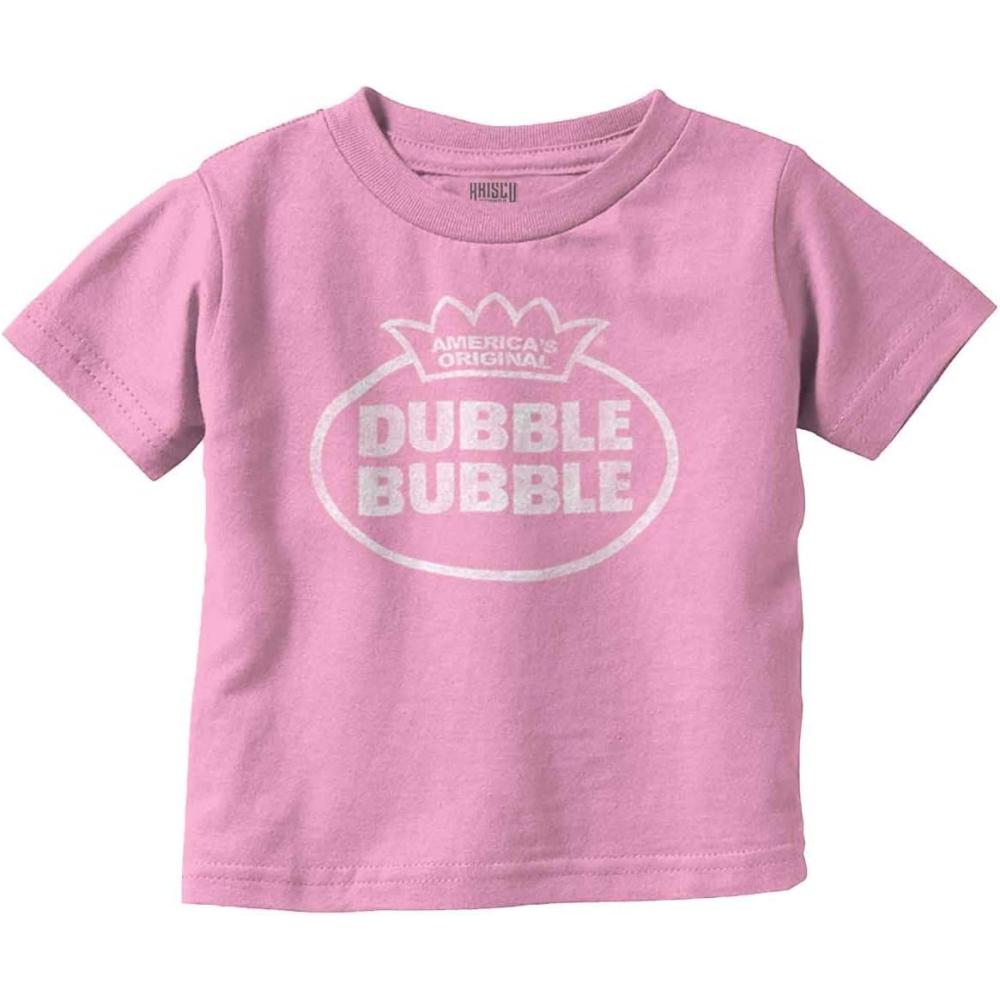 imageVintage Dubble Bubble Original Logo Toddler Boy Girl T ShirtPink