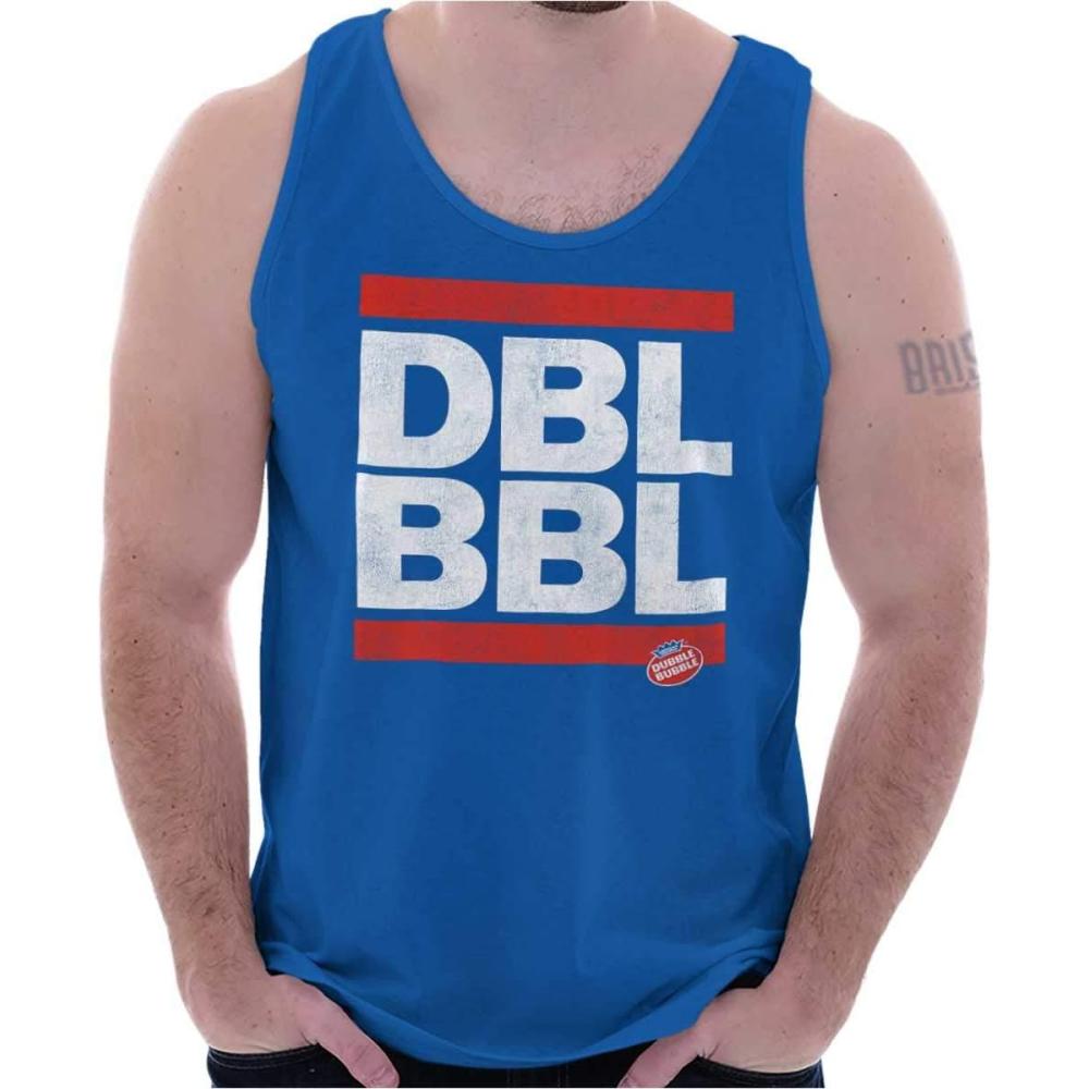 imageVintage Run Dubble Bubble Retro Logo Tank Top T Shirts Men WomenRoyal