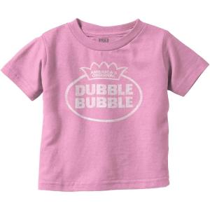 Vintage Dubble Bubble Original Logo Toddler Boy Girl T Shirt(Pink)