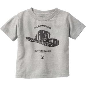 Yellowstone Not My First Rodeo Hat Toddler Boy Girl T Shirt(Heather)