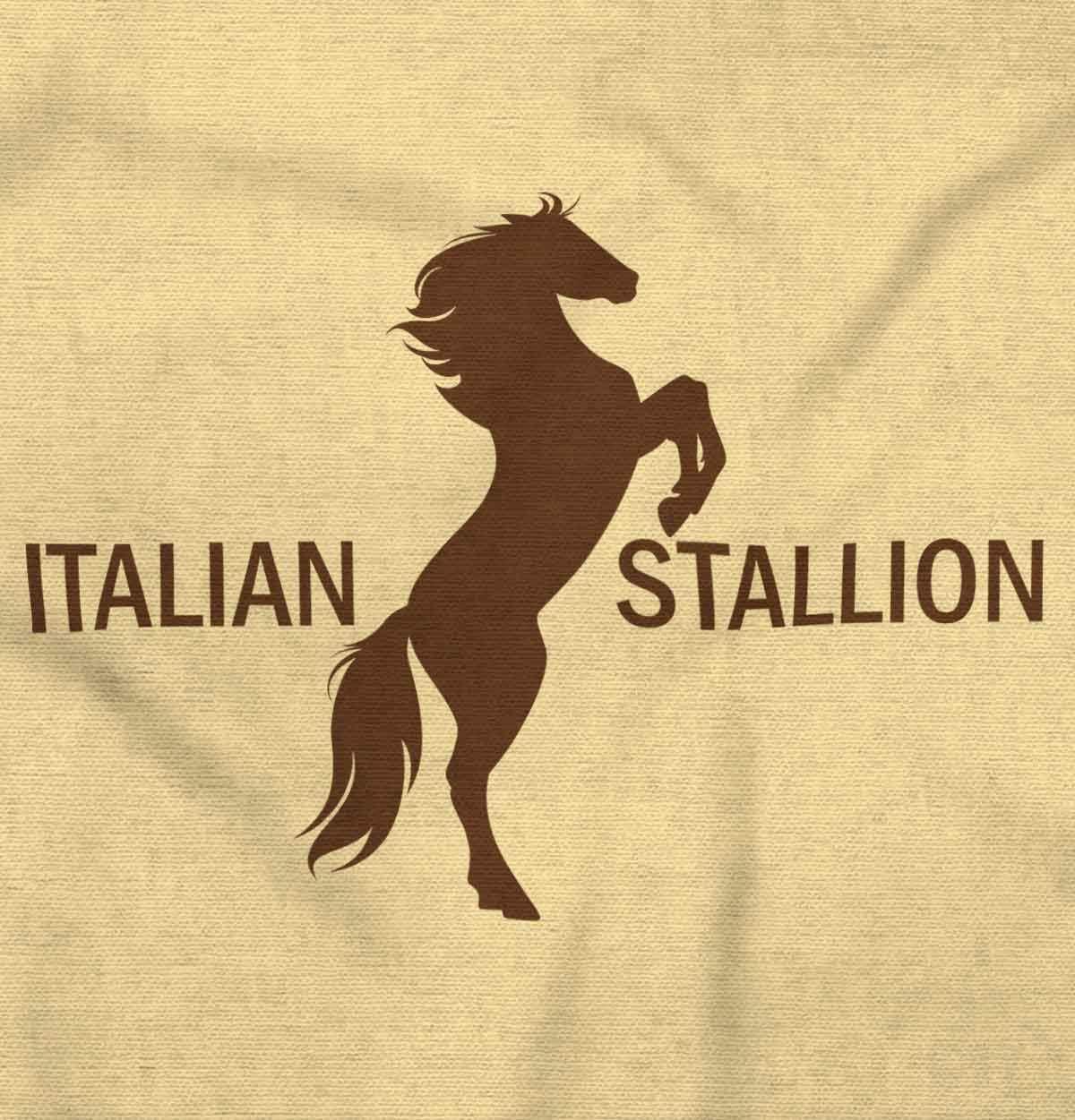 imageBrisco Brands Italian Stallion Adorable Stud Baby Bodysuit Jumper BoysBanana