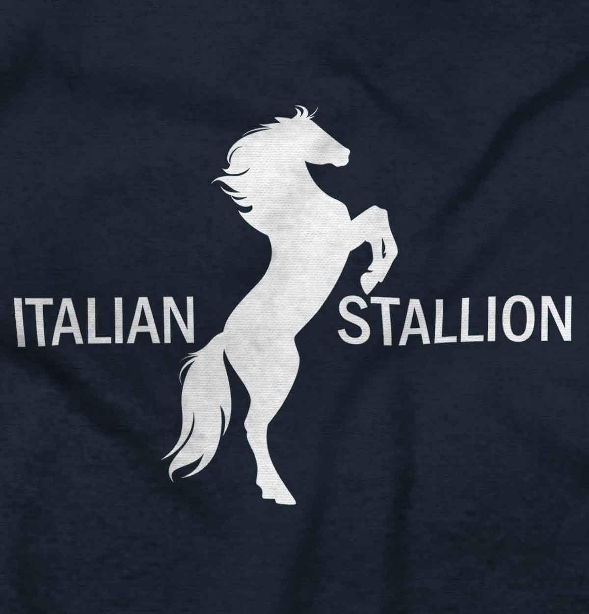 imageBrisco Brands Italian Stallion Adorable Stud Baby Bodysuit Jumper BoysNavy