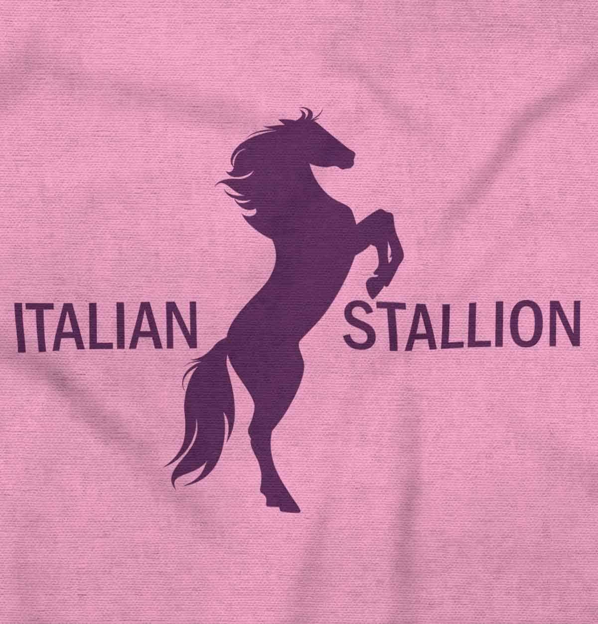 imageBrisco Brands Italian Stallion Adorable Stud Baby Bodysuit Jumper BoysPink