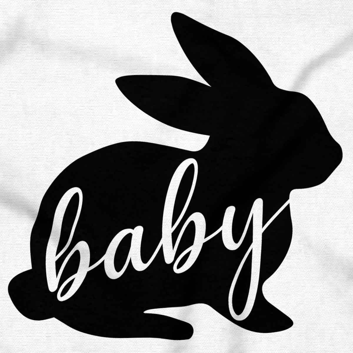imageBrisco Brands Cute Easter Bunny Baby Spring Rabbit Baby Bodysuit Jumper GirlsWhite