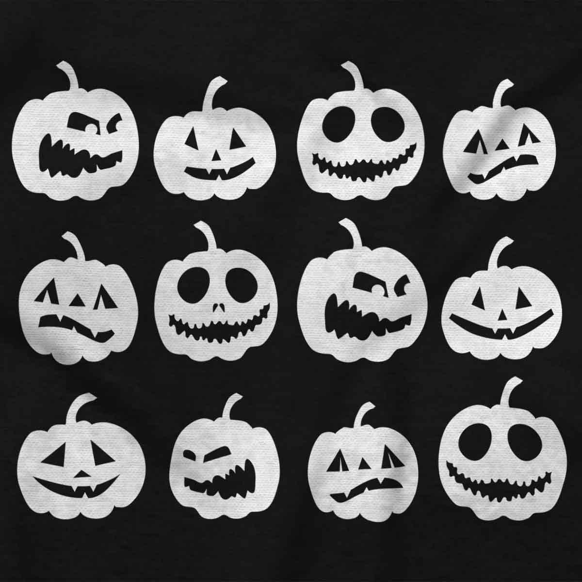imageBrisco Brands Funny Halloween Jack O Lanterns Sweatshirt for Men or WomenBlack