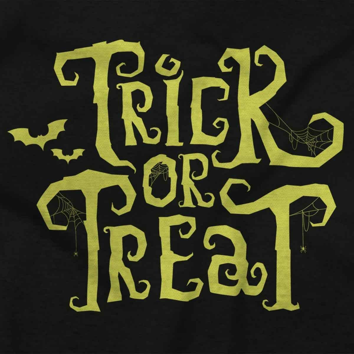 imageBrisco Brands Spooky Halloween Trick or Treat Sweatshirt for Men or WomenBlack