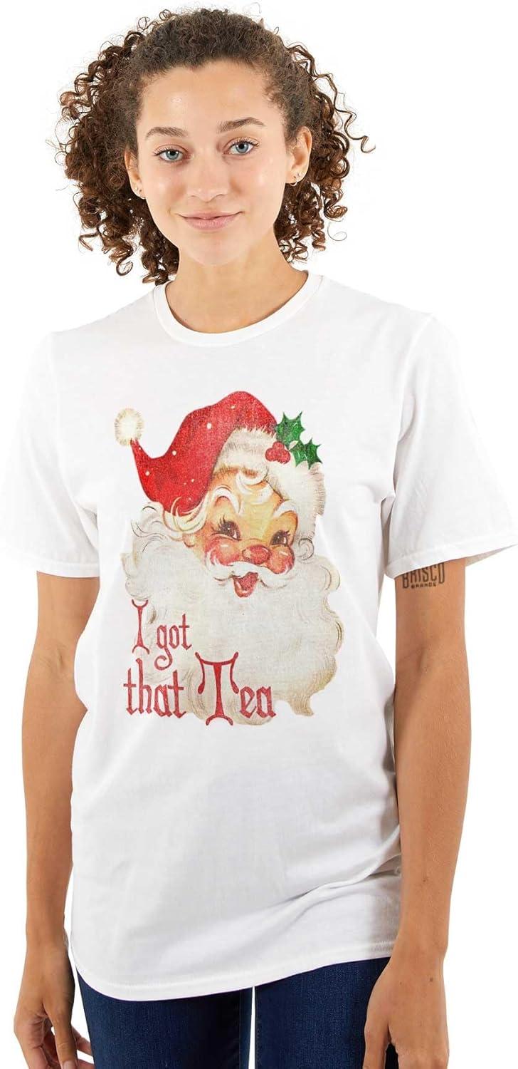 imageChristmas Santa I Got That Tea Graphic T Shirt Men or WomenWhite