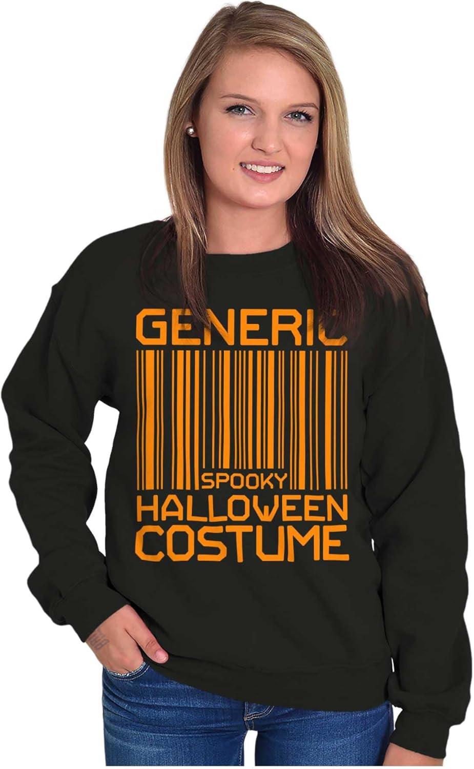 imageGeneric Halloween Costume Barcode Sweatshirt for Men or WomenBlack