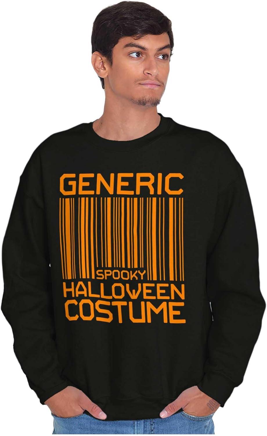 imageGeneric Halloween Costume Barcode Sweatshirt for Men or WomenBlack