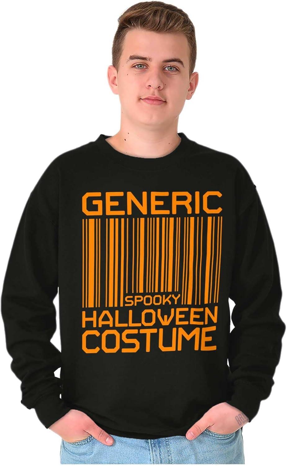 imageGeneric Halloween Costume Barcode Sweatshirt for Men or WomenBlack