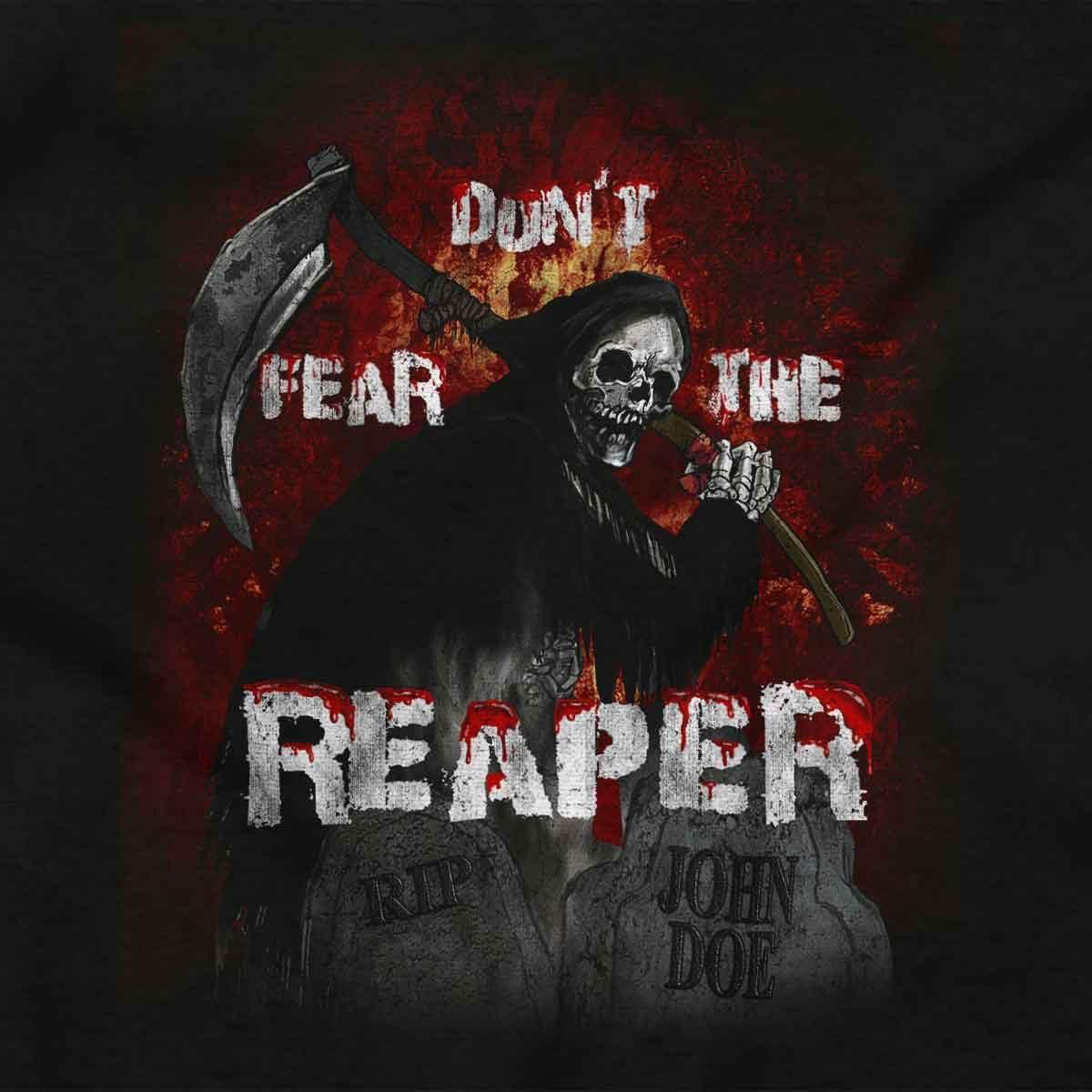 imageHalloween Dont Fear The Reaper Graphic T Shirt Men or WomenBlack