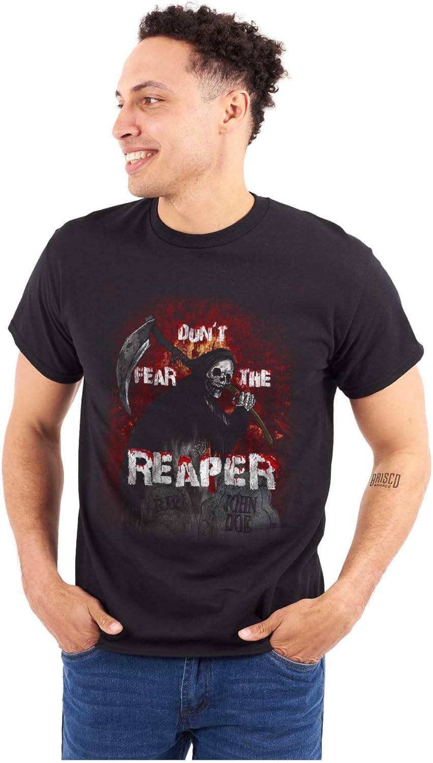 imageHalloween Dont Fear The Reaper Graphic T Shirt Men or WomenBlack