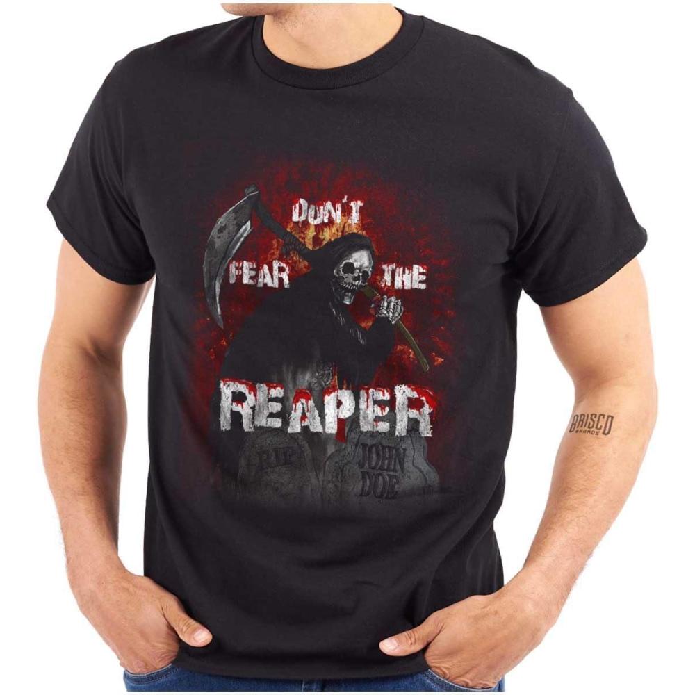 imageHalloween Dont Fear The Reaper Graphic T Shirt Men or WomenBlack