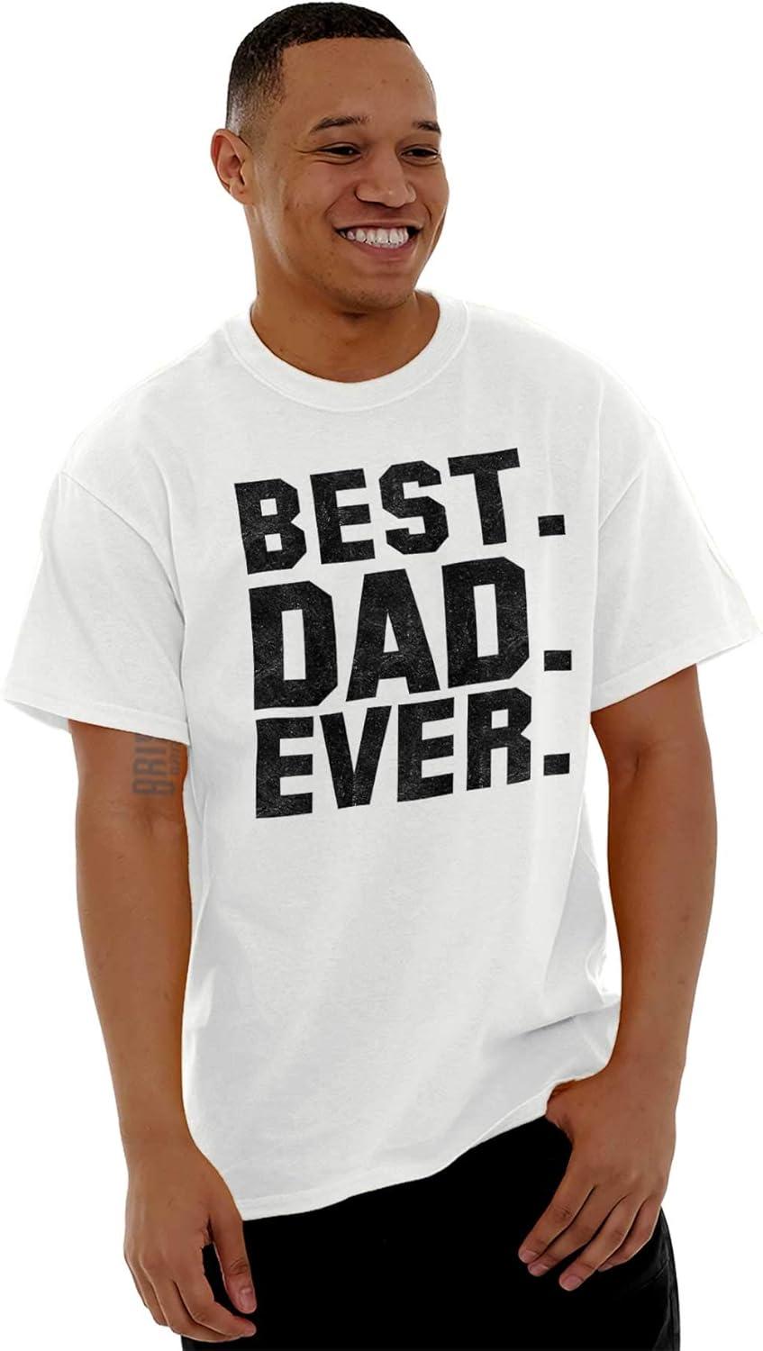 imageBest Dad Ever Worlds Coolest Father Mens Graphic T Shirt TeesWhite