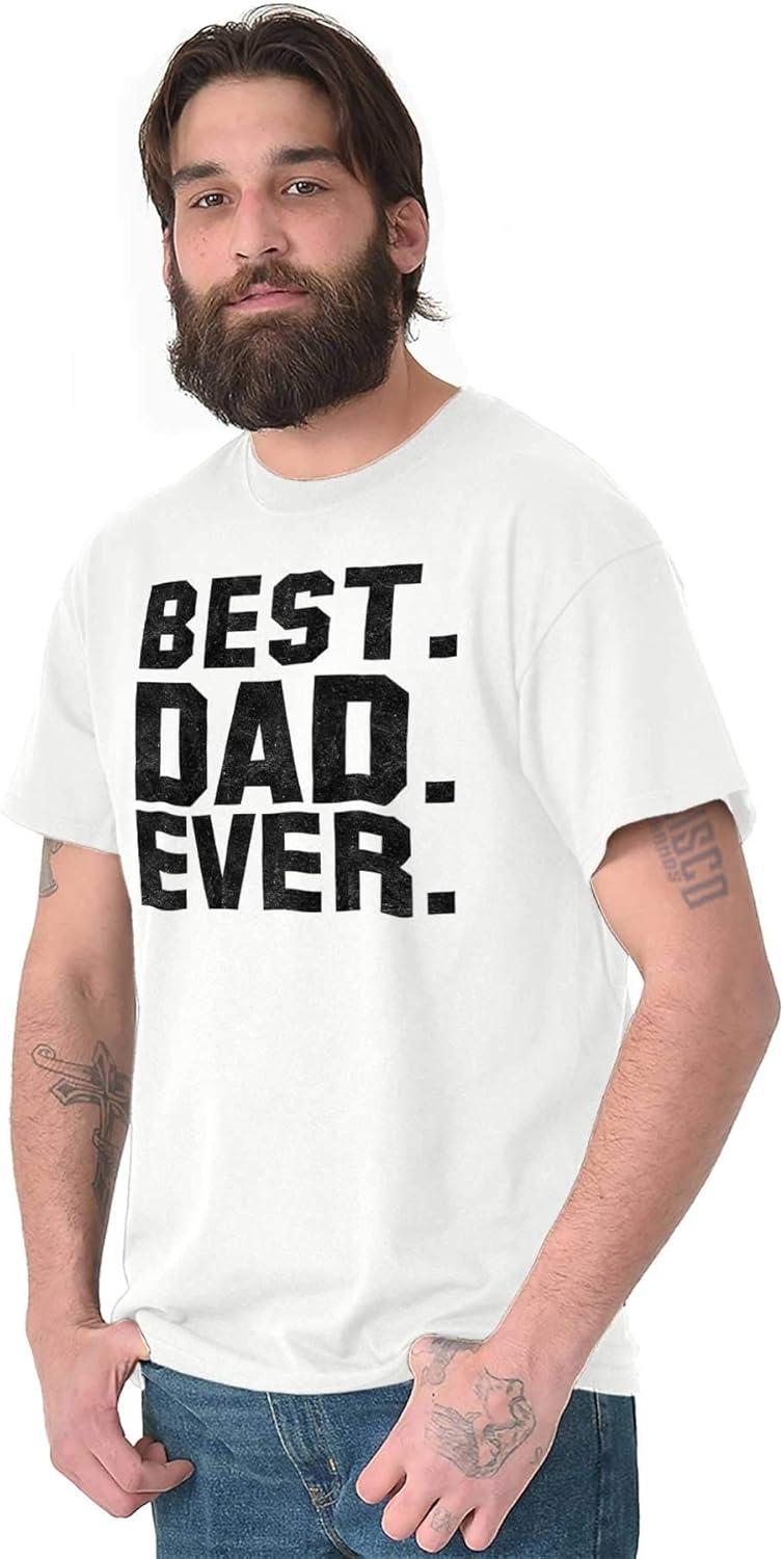 imageBest Dad Ever Worlds Coolest Father Mens Graphic T Shirt TeesWhite