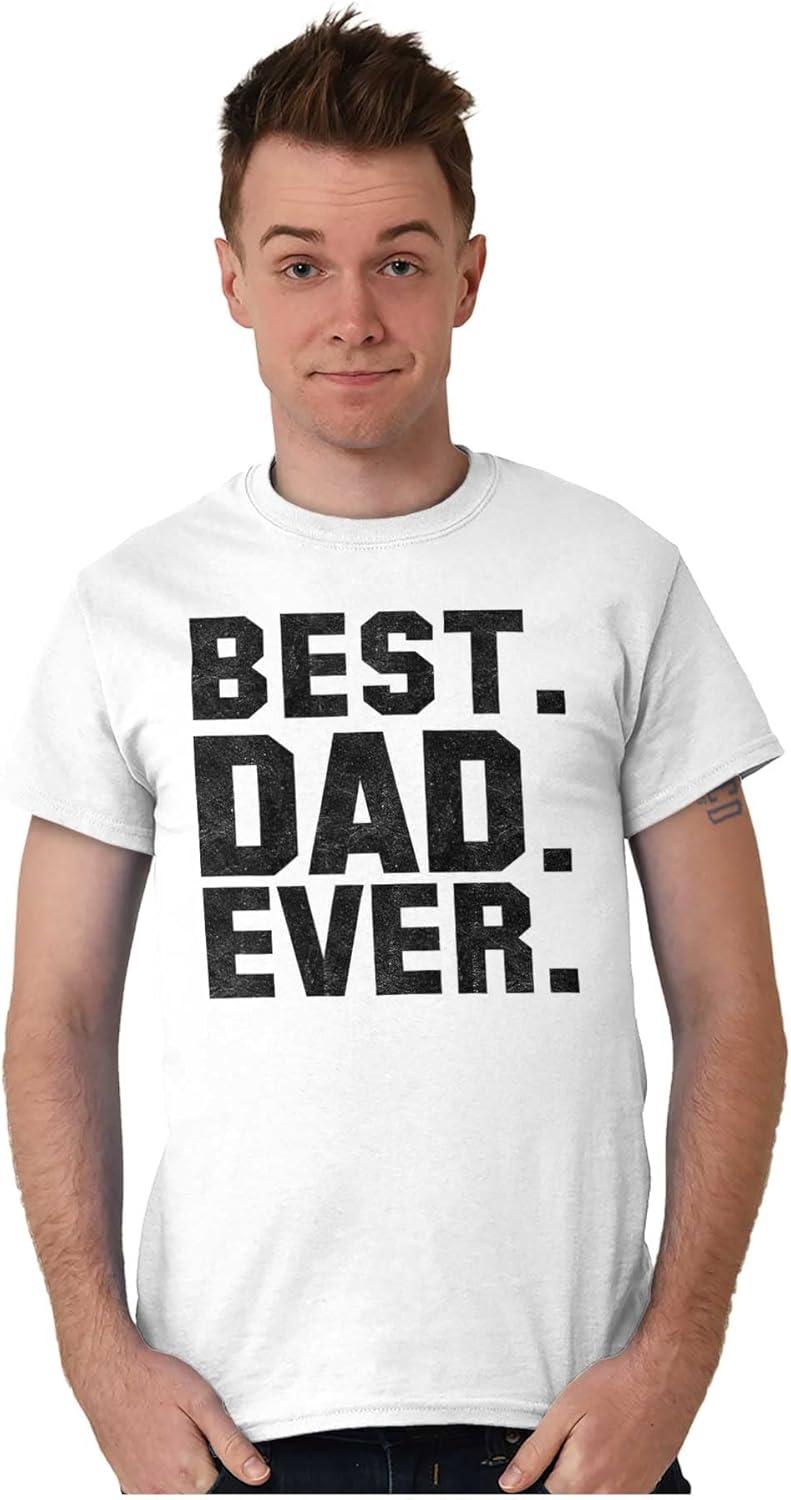 imageBest Dad Ever Worlds Coolest Father Mens Graphic T Shirt TeesWhite