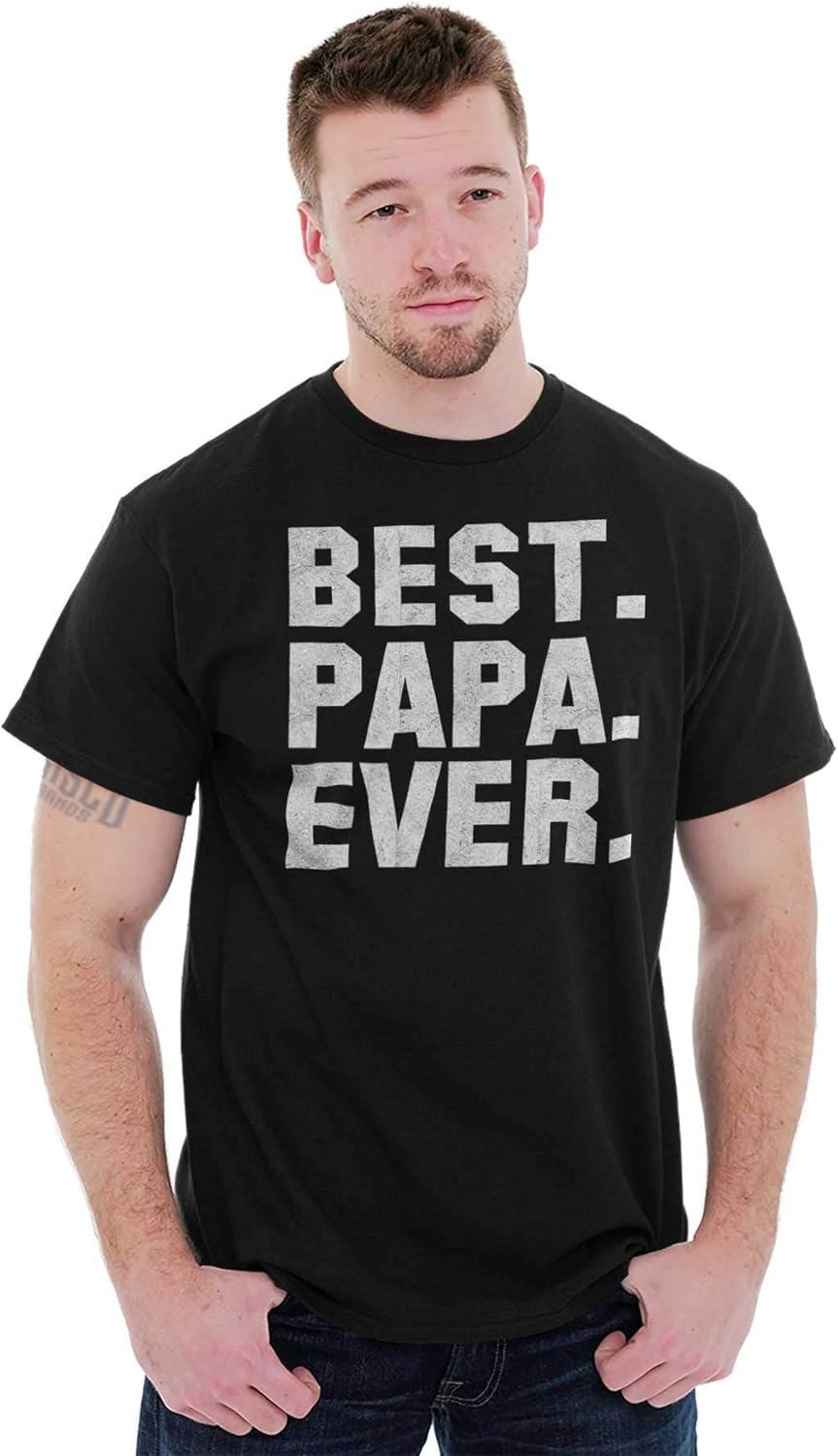 imageBest Papa Ever Worlds Coolest Father Mens Graphic T Shirt TeesBlack