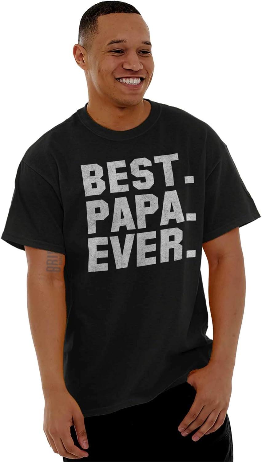 imageBest Papa Ever Worlds Coolest Father Mens Graphic T Shirt TeesBlack