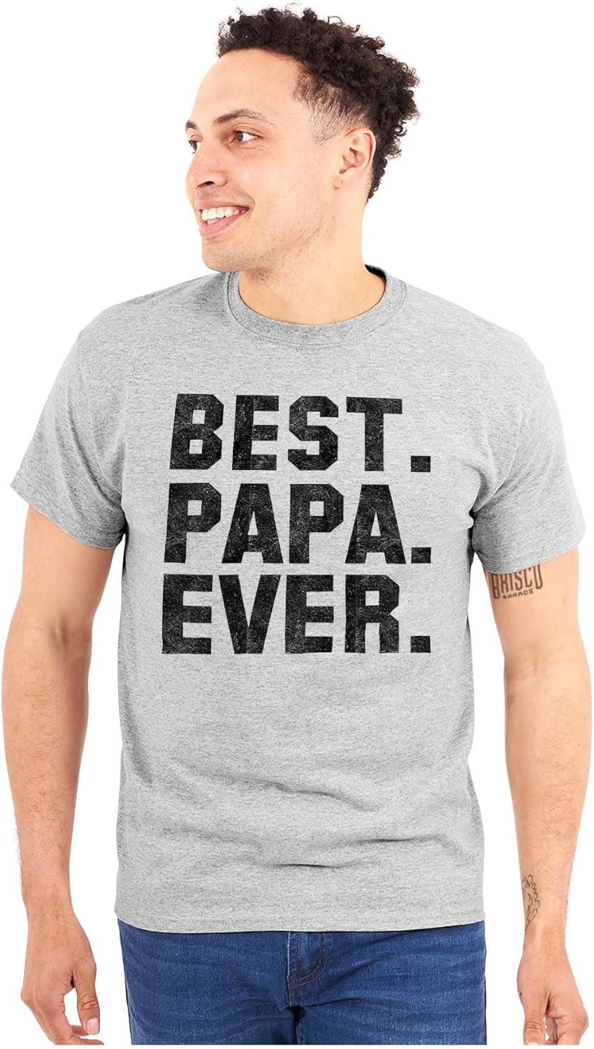 imageBest Papa Ever Worlds Coolest Father Mens Graphic T Shirt TeesSport Grey