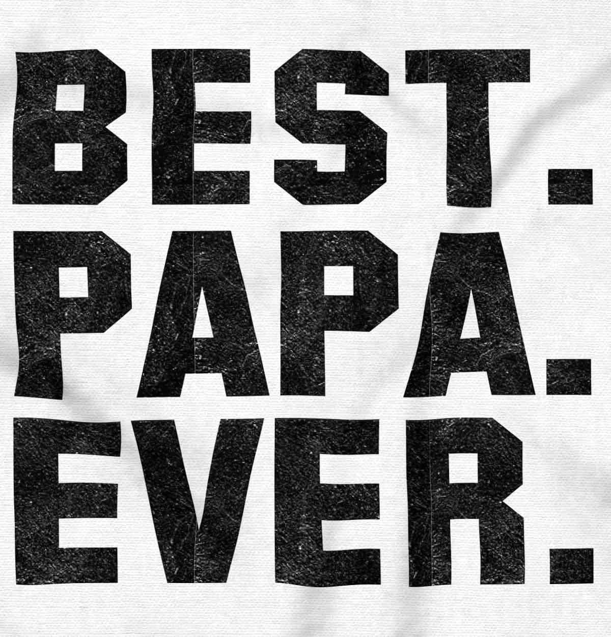 imageBest Papa Ever Worlds Coolest Father Mens Graphic T Shirt TeesWhite