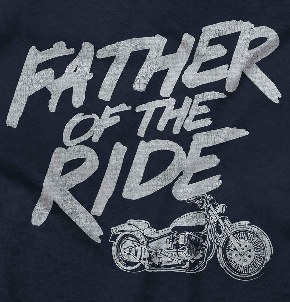imageBiker Dad Father of Ride Motorcycle Mens Graphic T Shirt TeesNavy