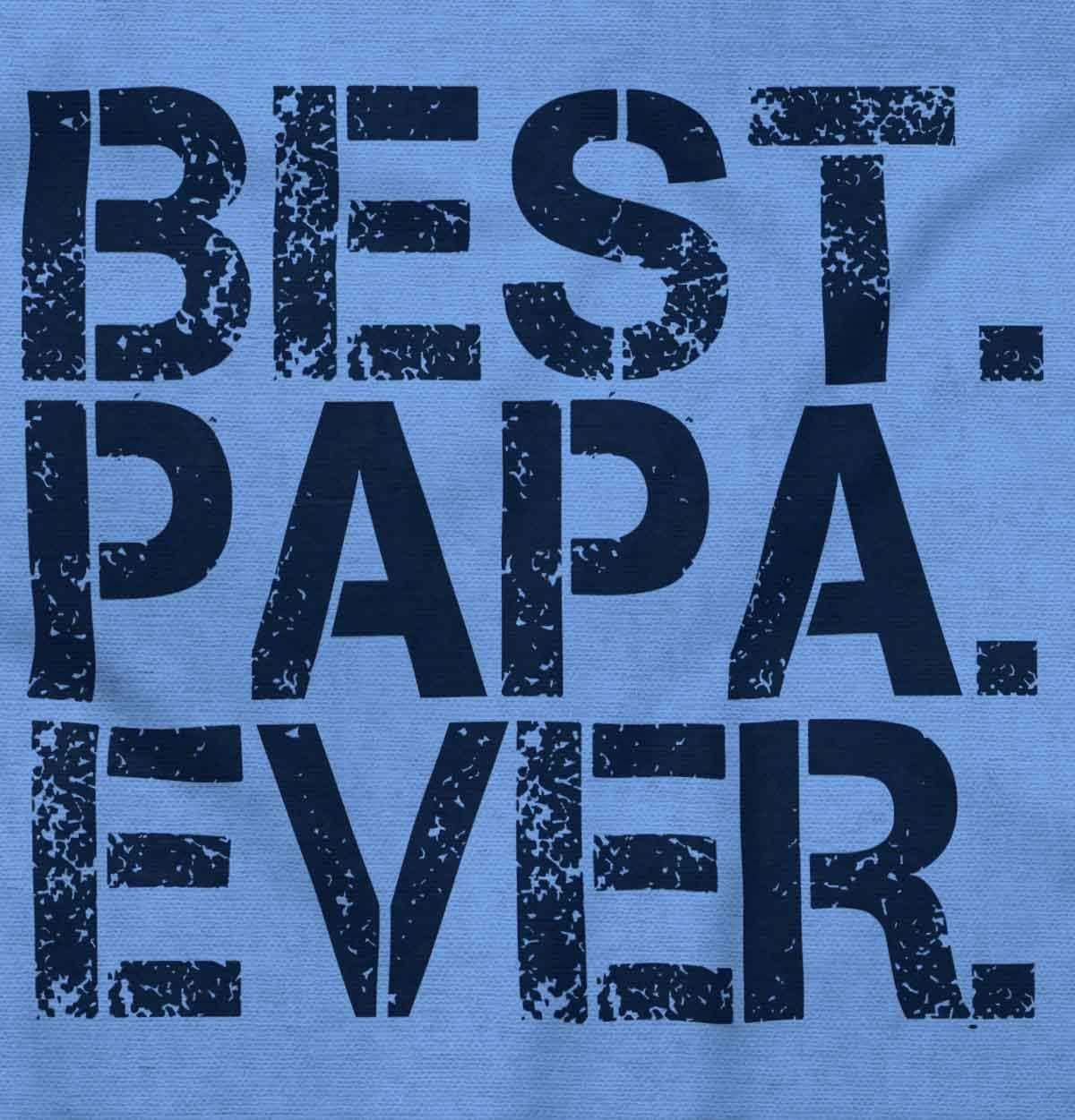 imageBrisco Brands Best Papa Ever Worlds Greatest Father Hoodie Hooded Sweatshirt MenCarolina Blue