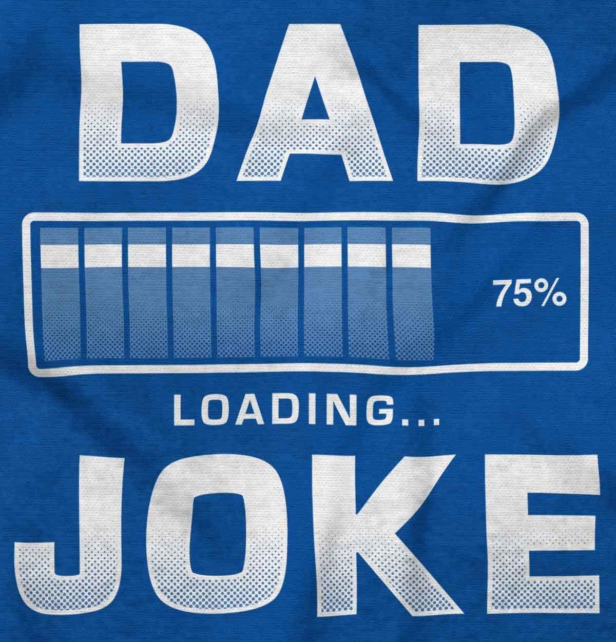 imageBrisco Brands Dad Joke Loading Corny Father Humor Mens Graphic T Shirt TeesRoyal