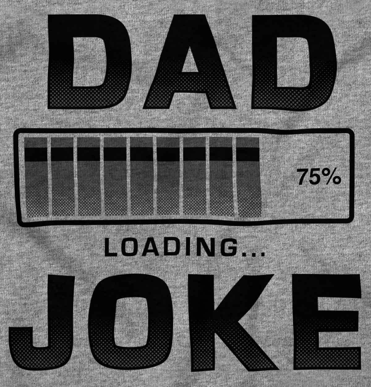 imageBrisco Brands Dad Joke Loading Corny Father Humor Mens Graphic T Shirt TeesSport Grey
