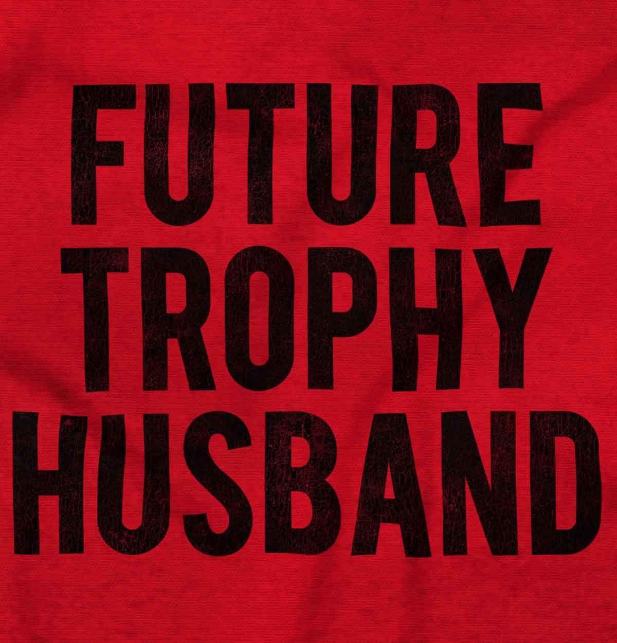 imageBrisco Brands Future Trophy Husband Engagement Mens Graphic T Shirt TeesRed