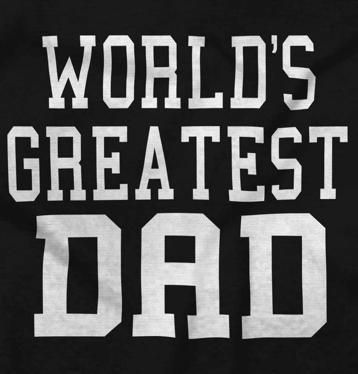 imageClassic Teaze Fathers Day Worlds Greatest Dad Hoodie Hooded Sweatshirt MenBlack