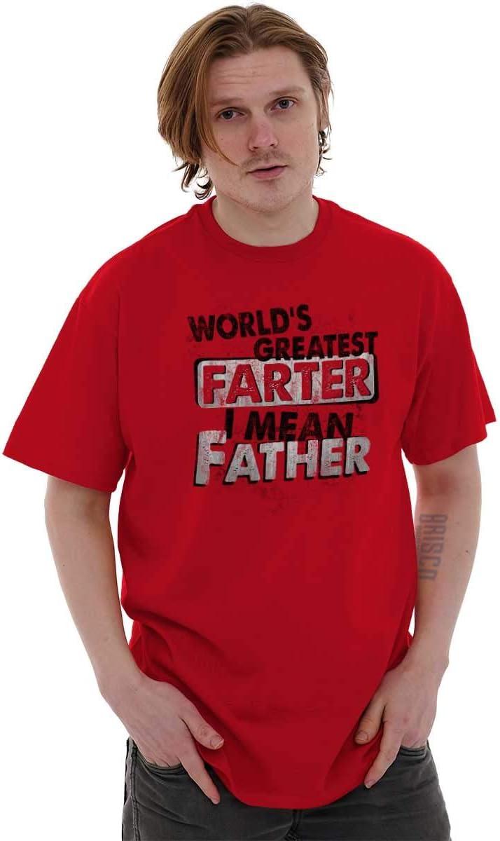 imageFunny Worlds Greatest Father Farter Mens Graphic T Shirt TeesRed