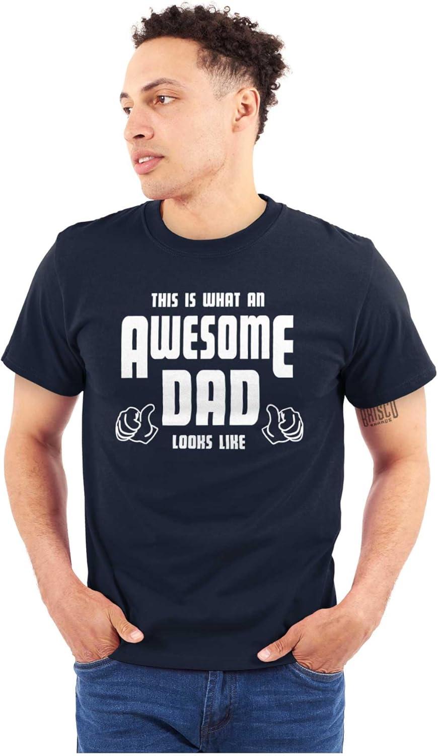 imageThis is What Awesome Dads Look Like Mens Graphic T Shirt TeesNavy