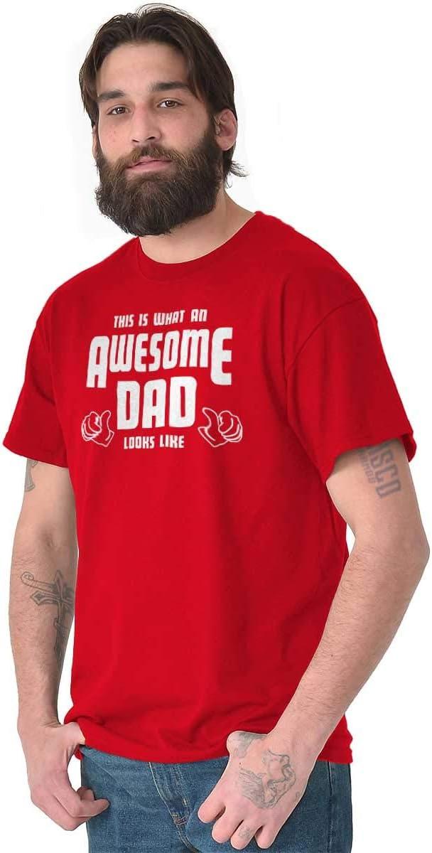 imageThis is What Awesome Dads Look Like Mens Graphic T Shirt TeesRed