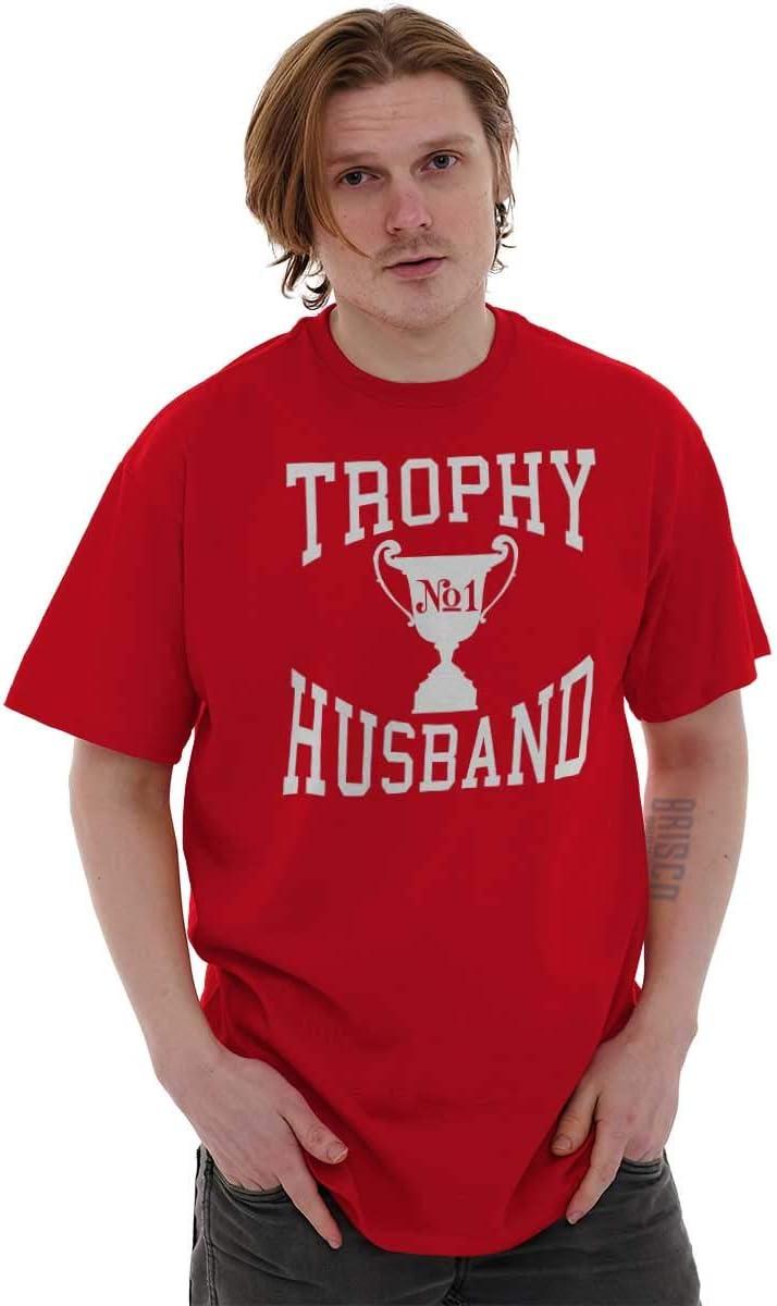 imageTrophy Husband No 1 Hubby Award Mens Graphic T Shirt TeesRed