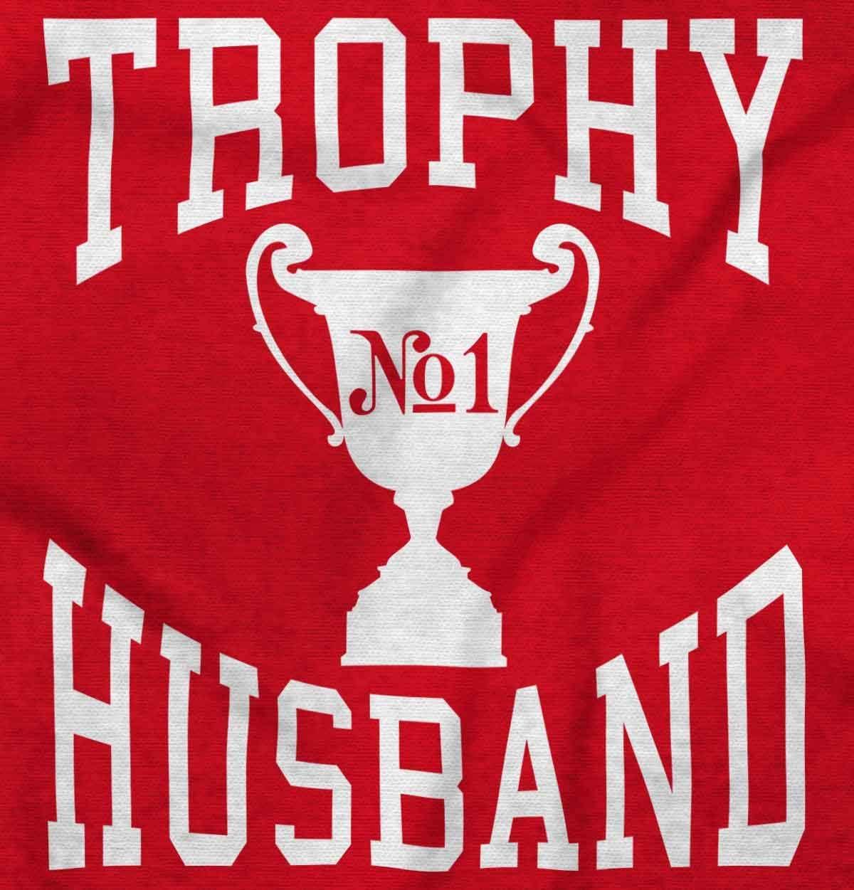 imageTrophy Husband No 1 Hubby Award Mens Graphic T Shirt TeesRed