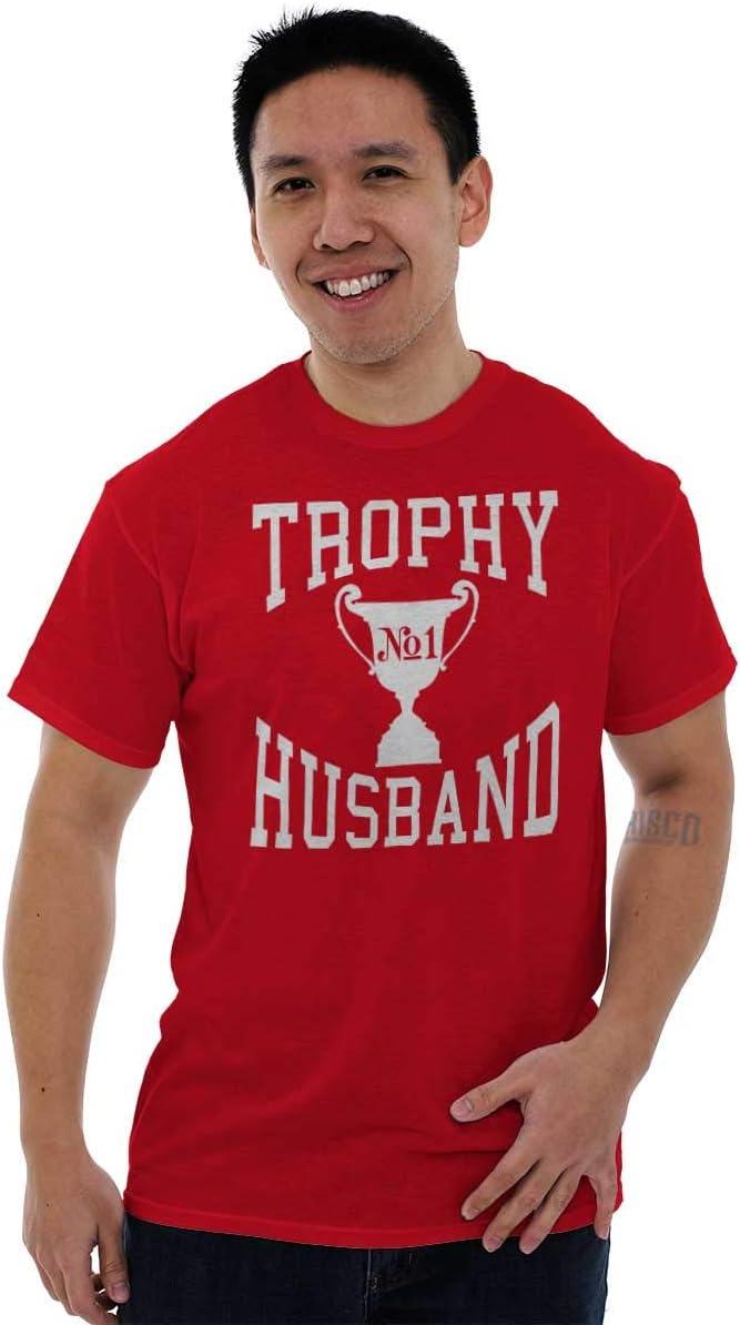 imageTrophy Husband No 1 Hubby Award Mens Graphic T Shirt TeesRed