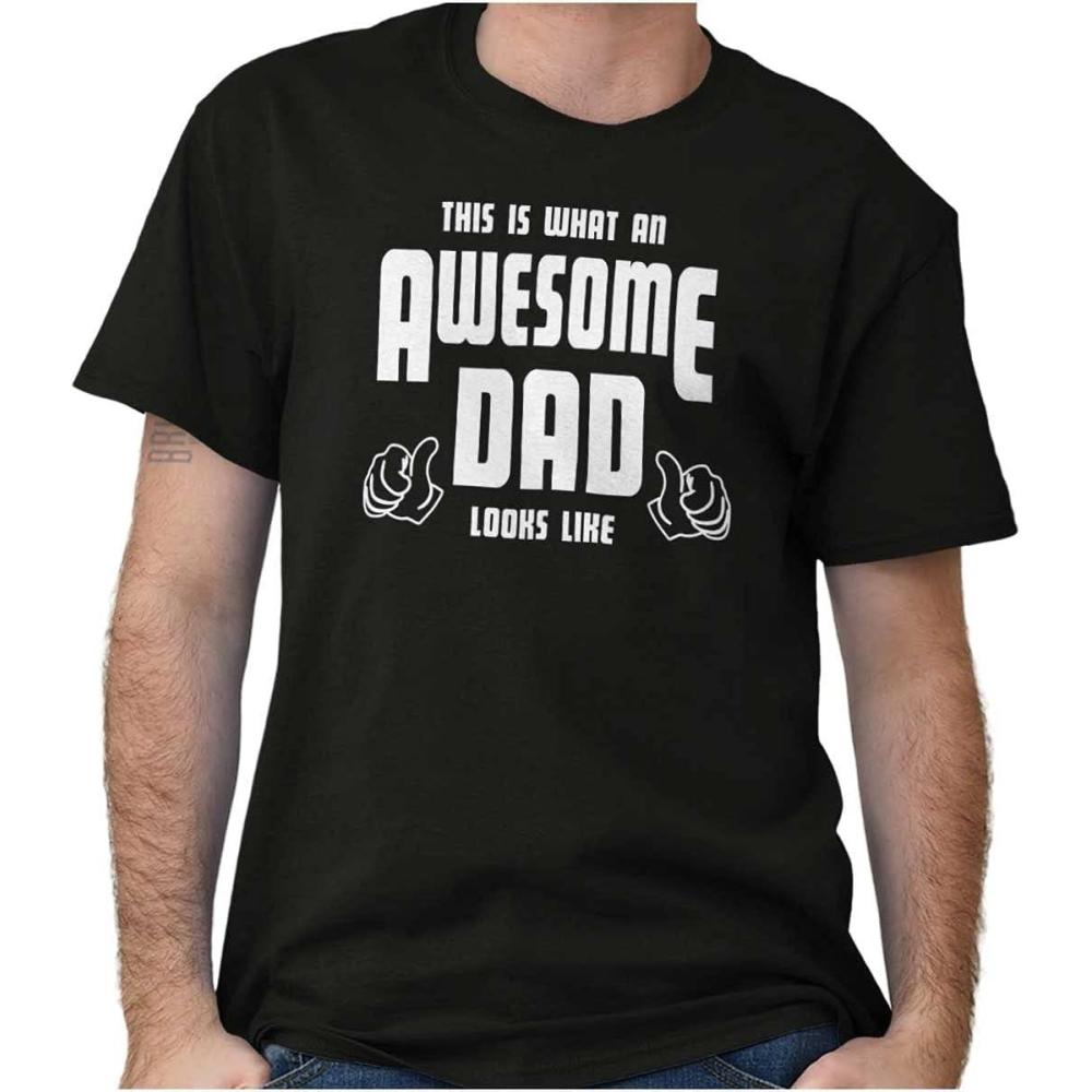 imageThis is What Awesome Dads Look Like Mens Graphic T Shirt TeesBlack