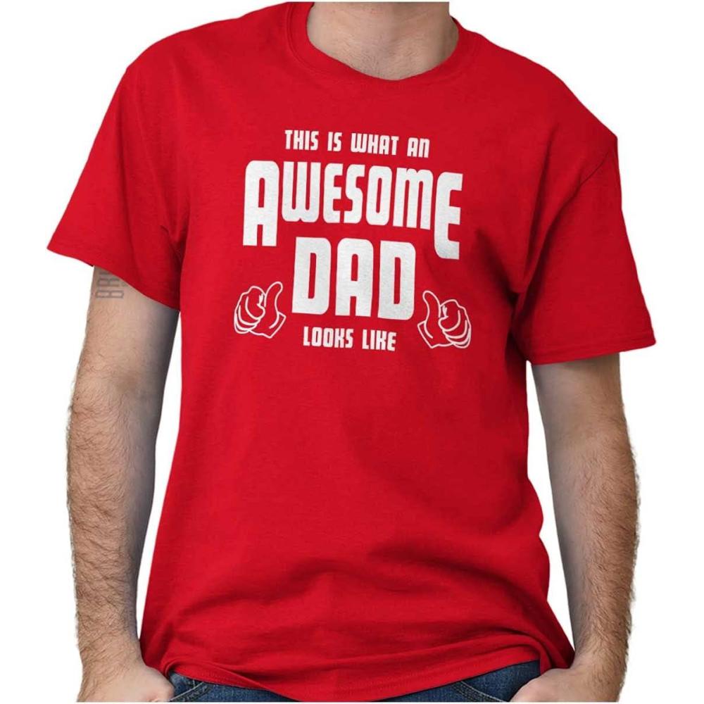 imageThis is What Awesome Dads Look Like Mens Graphic T Shirt TeesRed