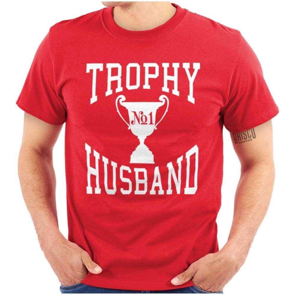 imageTrophy Husband No 1 Hubby Award Mens Graphic T Shirt TeesRed