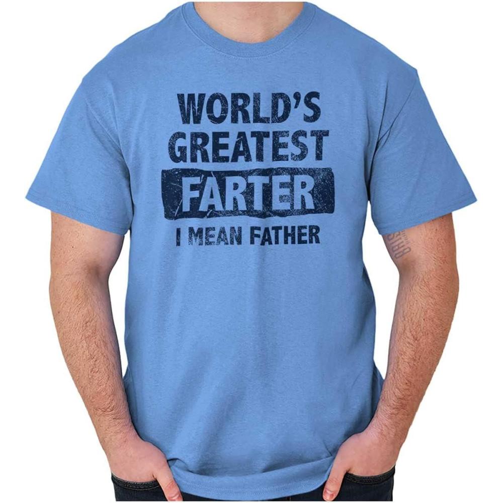 imageWorlds Greatest Farter Funny Fathers Mens Graphic T Shirt TeesCarolina Blue