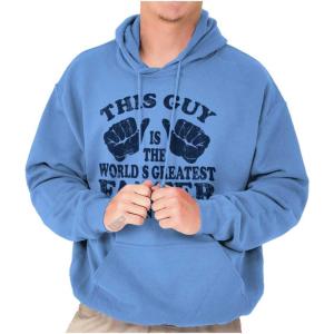 Brisco Brands This Guy Worlds Greatest Farter Funny Hoodie Hooded Sweatshirt Men(Carolina Blue)