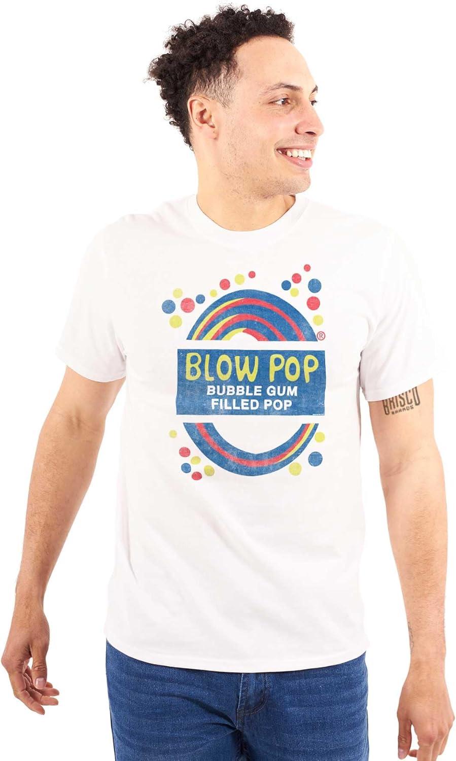 imageBlow Pop Retro Lollipop Candy Wrapper Graphic T Shirt Men or WomenWhite