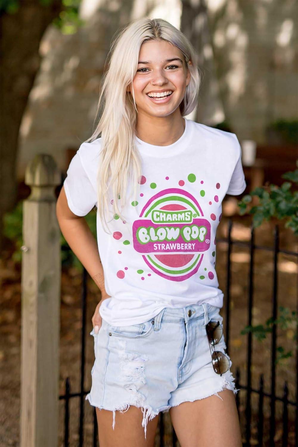 imageStrawberry Bubblegum Blow Pop Graphic T Shirt Men or WomenWhite