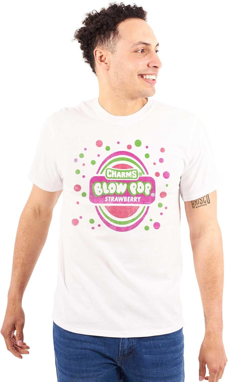 imageStrawberry Bubblegum Blow Pop Graphic T Shirt Men or WomenWhite