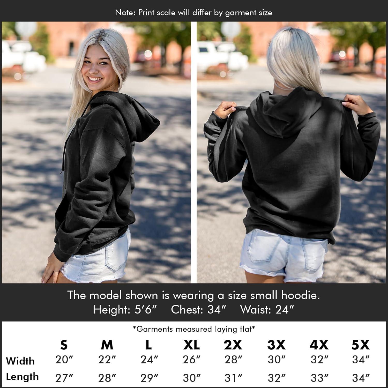 imageBrisco Brands Betty Boop Cartoon Lighting Strike Hoodie Sweatshirt WomenBlack